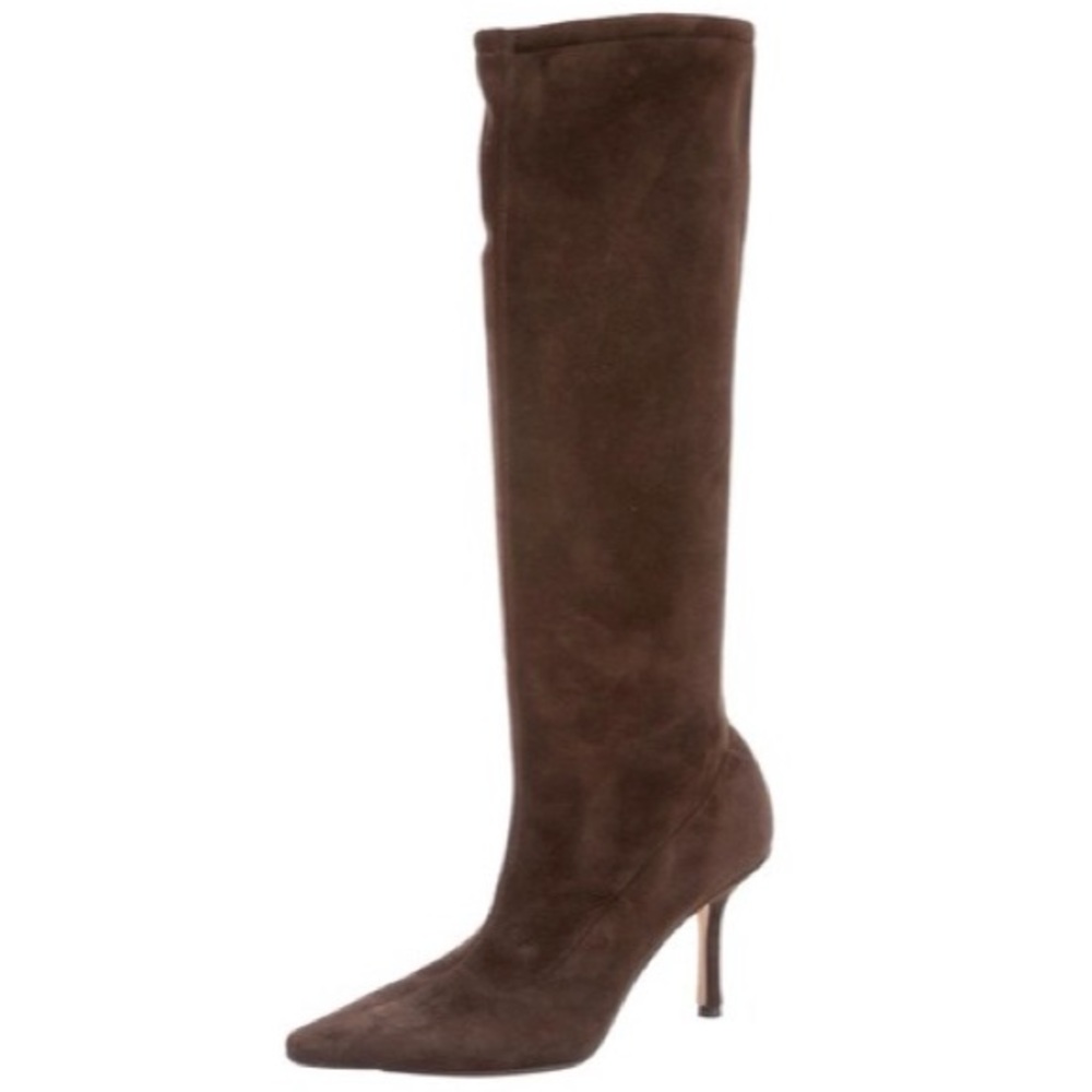 Jimmy Choo Iris stretch suede heeled boots
